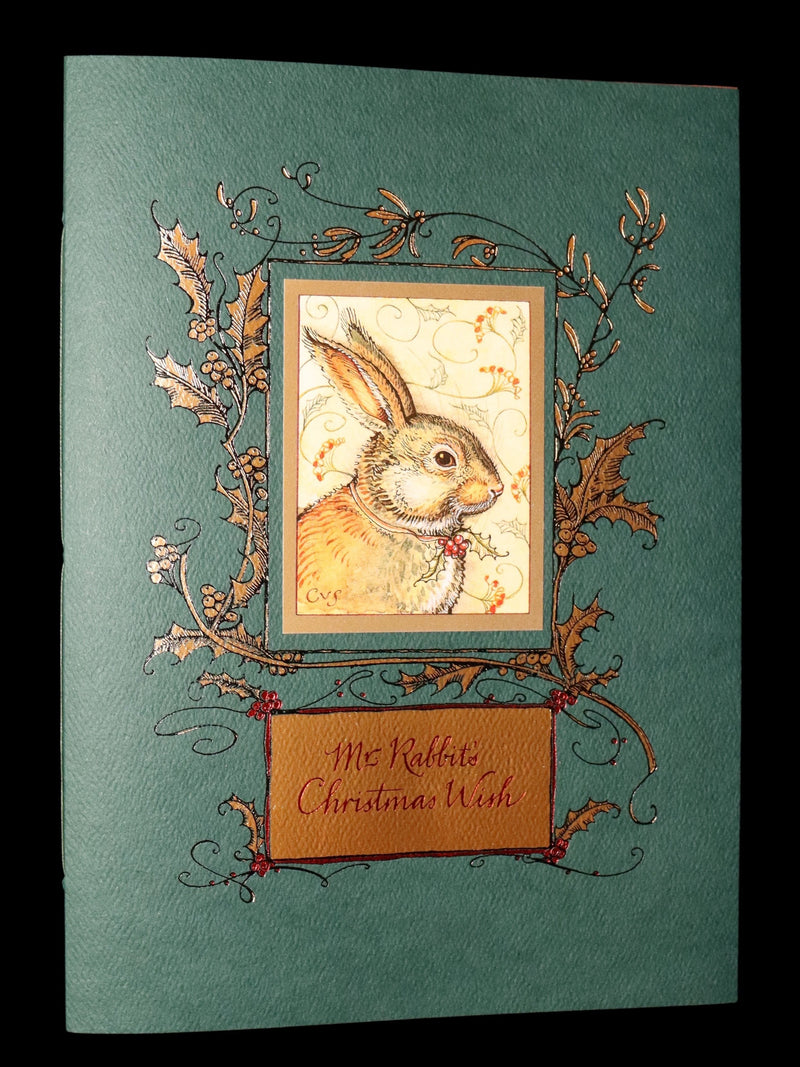 2007 Rare Book Signed Charles van Sandwyk - Mr. Rabbit's Christmas Wish