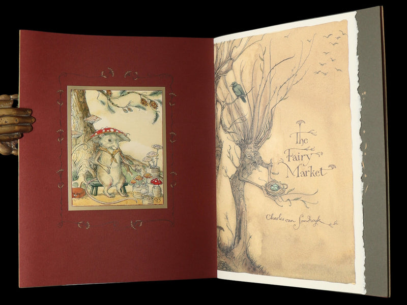 2009 Scarce 1stED - The Fairy Market by Charles van Sandwyk, Tribute to Rackham