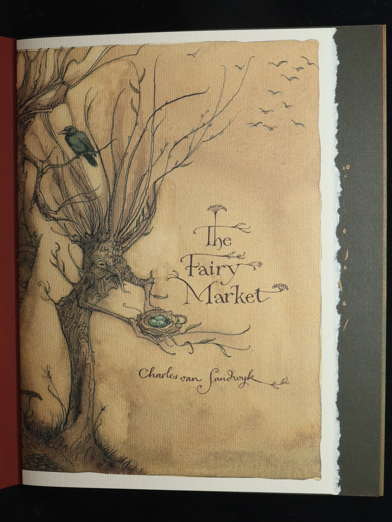 2009 Scarce 1stED - The Fairy Market by Charles van Sandwyk, Tribute to Rackham