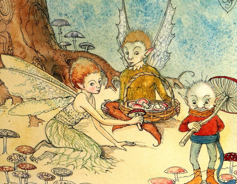 2009 Scarce 1stED - The Fairy Market by Charles van Sandwyk, Tribute to Rackham