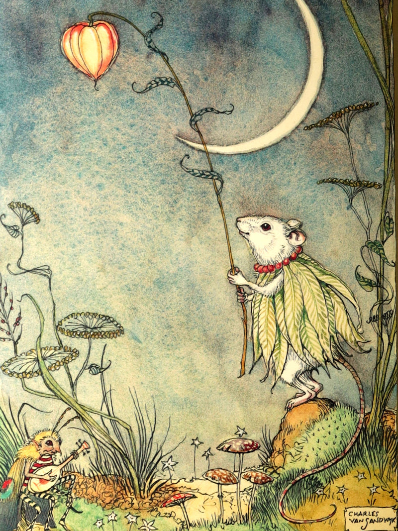 2009 Scarce 1stED - The Fairy Market by Charles van Sandwyk, Tribute to Rackham