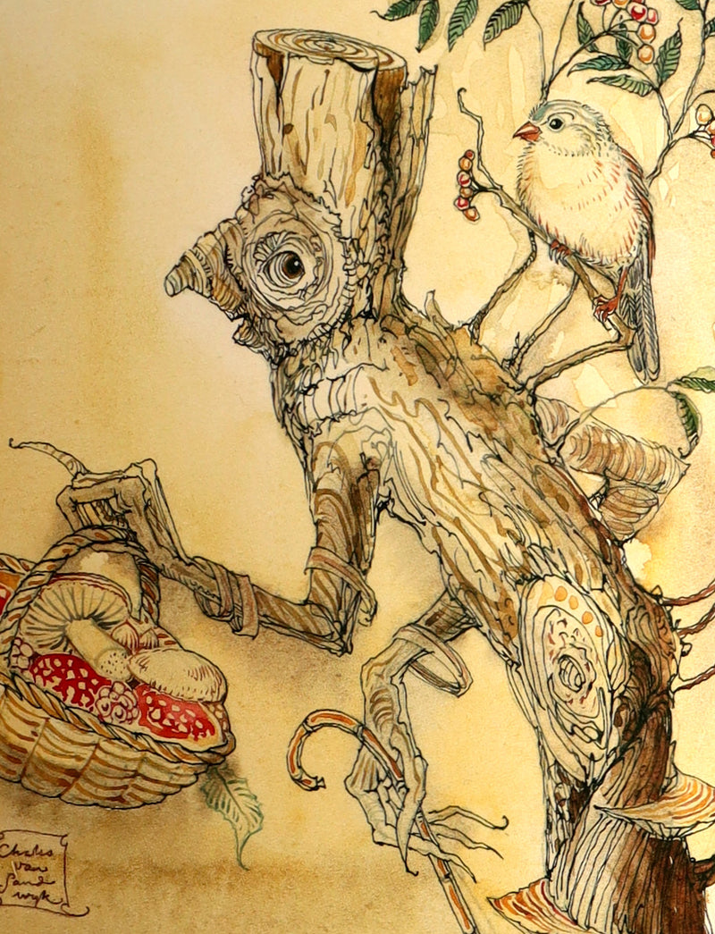 2009 Scarce 1stED - The Fairy Market by Charles van Sandwyk, Tribute to Rackham