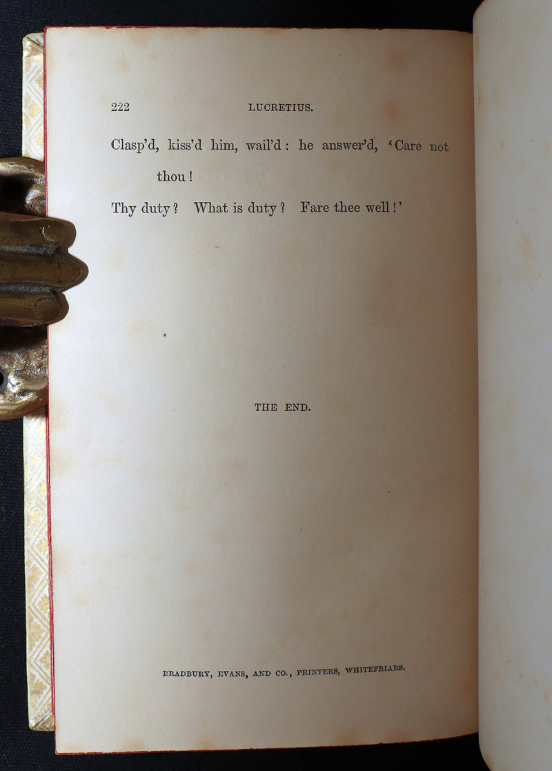 1870 Rare Vellum 1stED -Legend of King Arthur, The Holy Grail by Alfred Tennyson