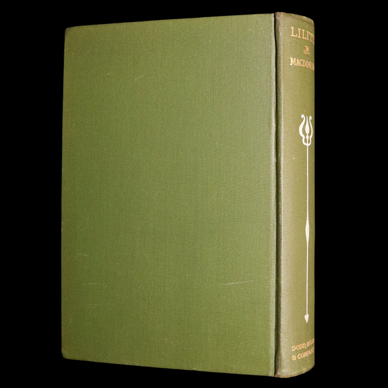 1898 Scarce Victorian Fantasy Book - Lilith: A Romance by George MacDonald