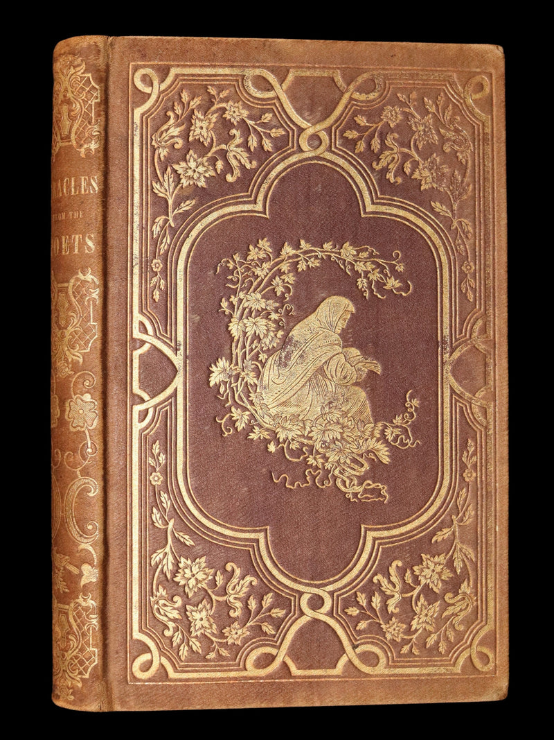 1847 Victorian Fortune Telling Book - Oracles from the Poets by Caroline Gilman