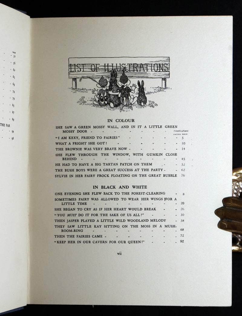 1925 Rare Book - The Little Green Road to Fairyland by Ida Rentoul Outhwaite