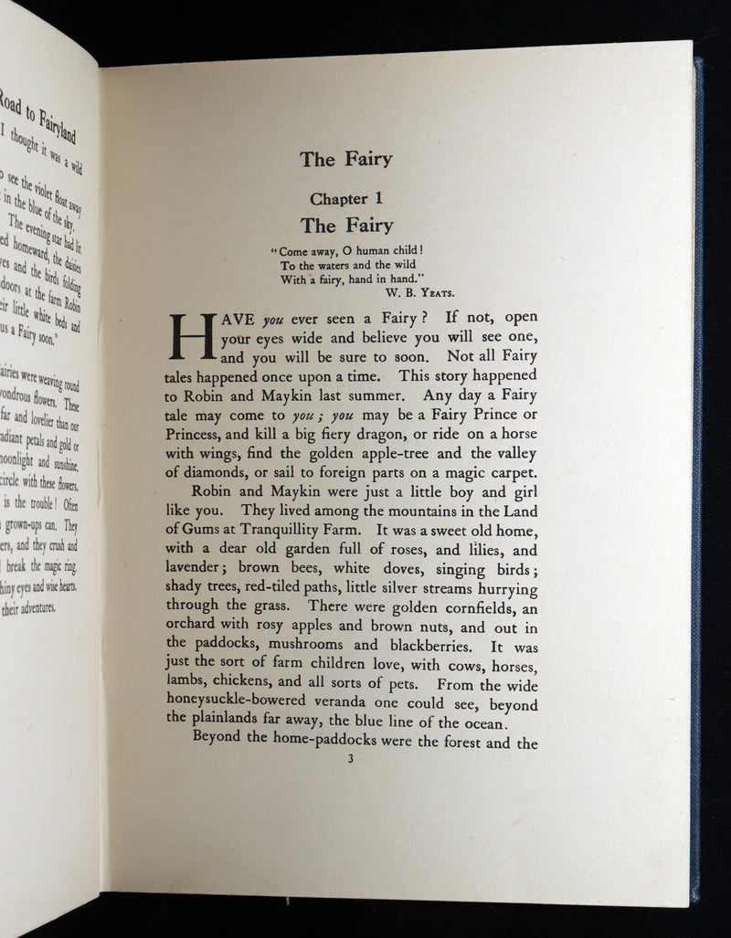 1925 Rare Book - The Little Green Road to Fairyland by Ida Rentoul Outhwaite