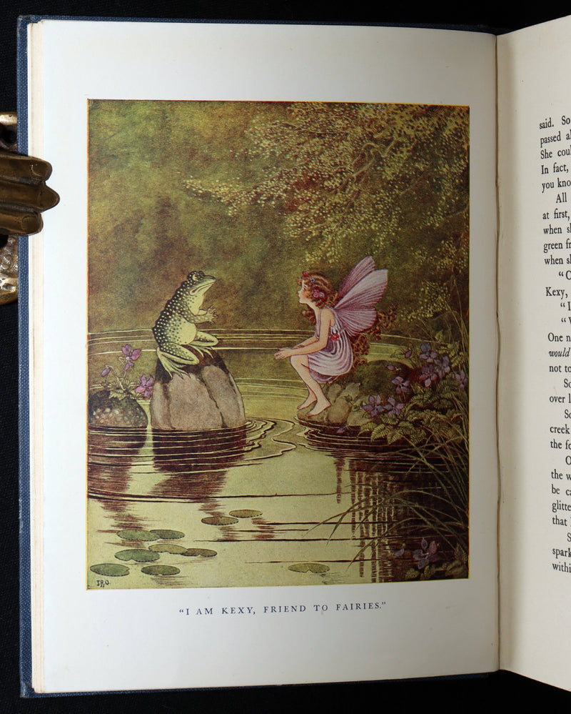 1925 Rare Book - The Little Green Road to Fairyland by Ida Rentoul Outhwaite