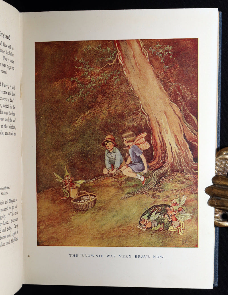 1925 Rare Book - The Little Green Road to Fairyland by Ida Rentoul Outhwaite