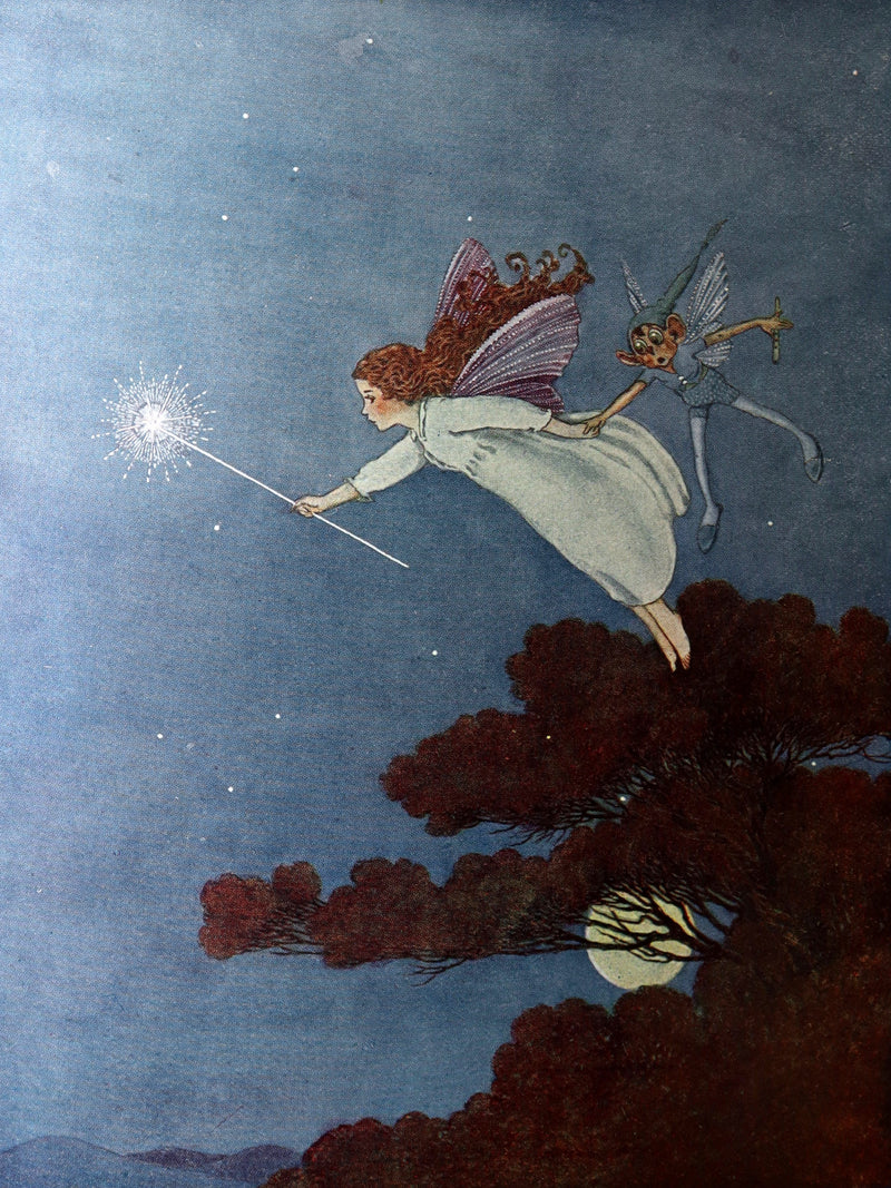 1925 Rare Book - The Little Green Road to Fairyland by Ida Rentoul Outhwaite