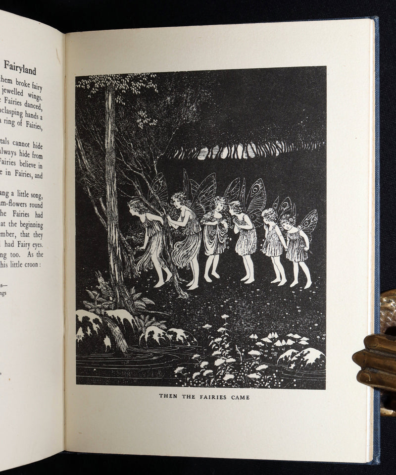 1925 Rare Book - The Little Green Road to Fairyland by Ida Rentoul Outhwaite