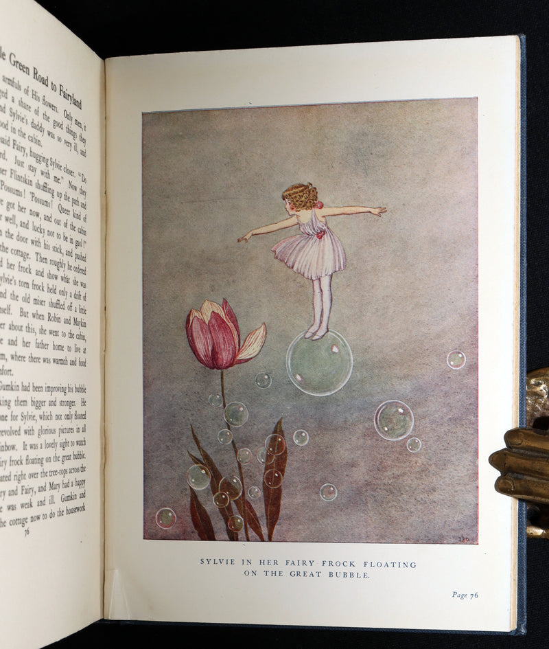 1925 Rare Book - The Little Green Road to Fairyland by Ida Rentoul Outhwaite