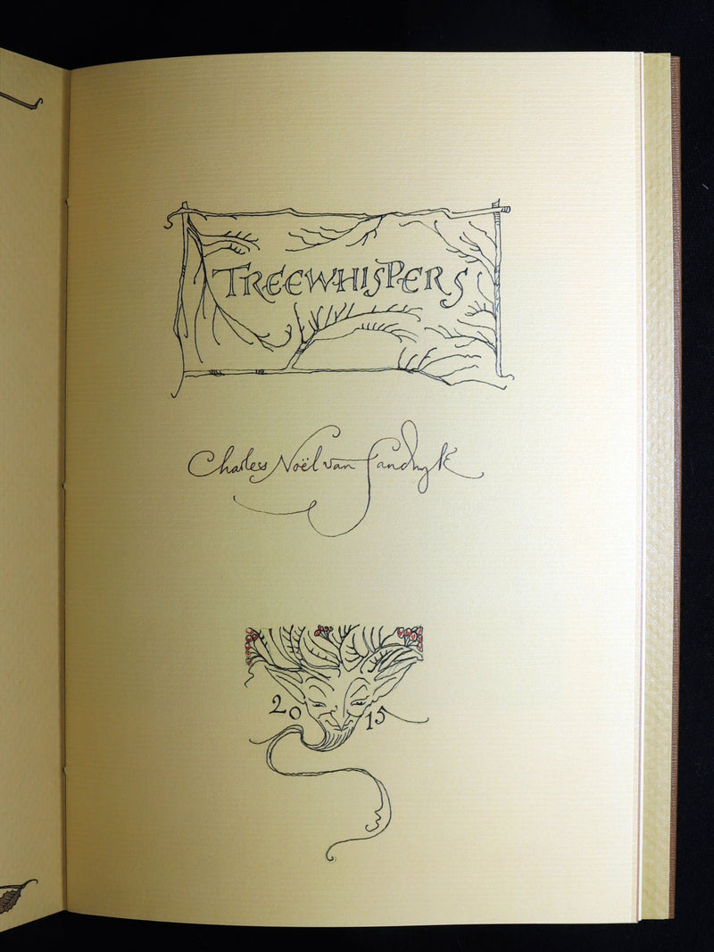 2015 Rare First Edition - Tree Whispers, Illustrated by Charles van Sandwyk