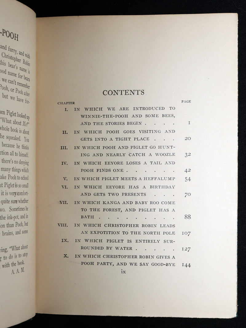 1926 Rare First Edition - Winnie-The-Pooh Illustrated by Ernest Shepard