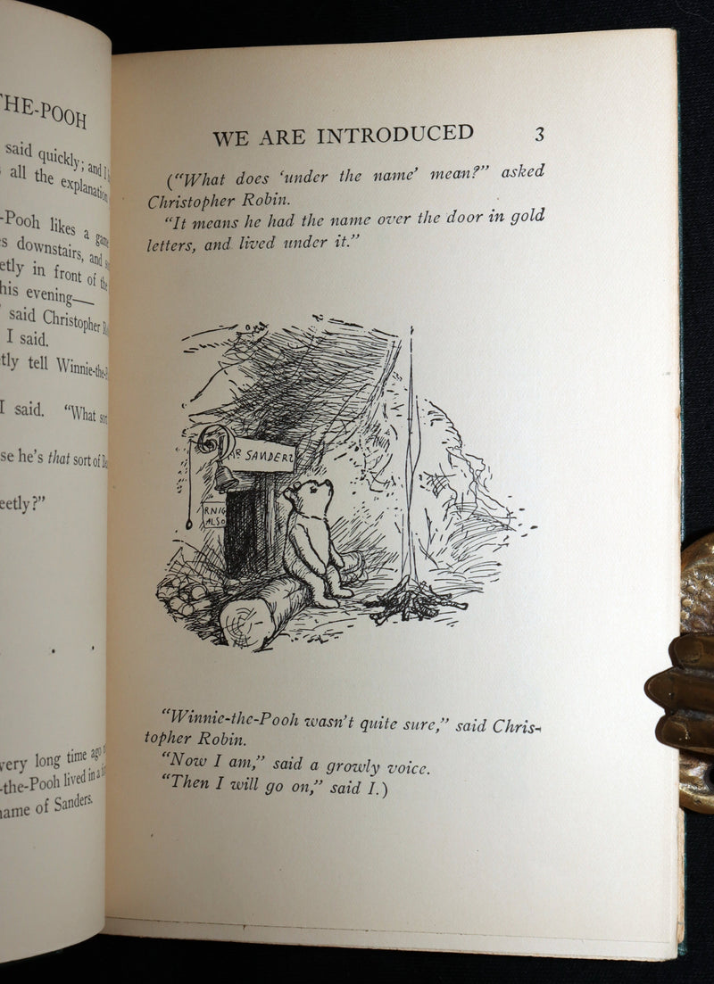 1926 Rare First Edition - Winnie-The-Pooh Illustrated by Ernest Shepard