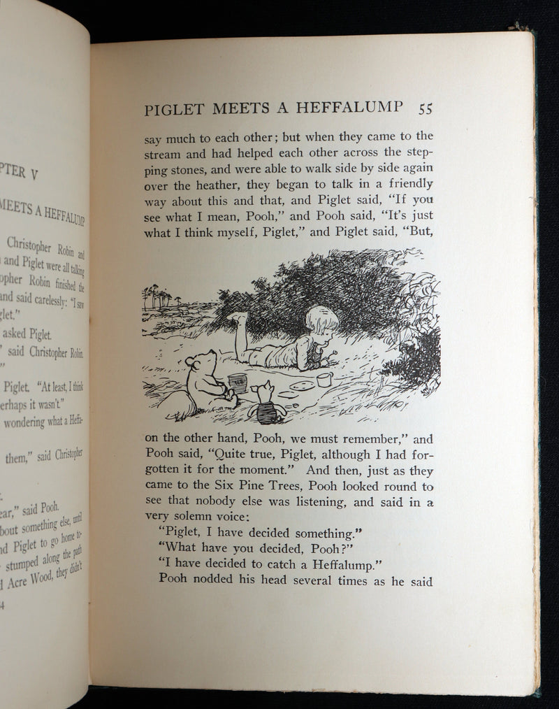1926 Rare First Edition - Winnie-The-Pooh Illustrated by Ernest Shepard