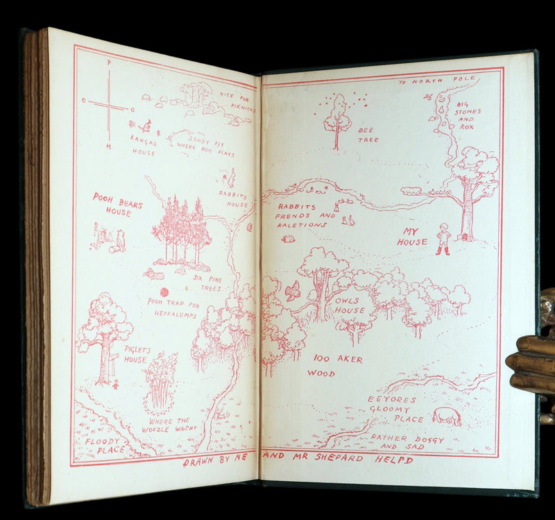 1926 Rare First Edition - Winnie-The-Pooh Illustrated by Ernest Shepard