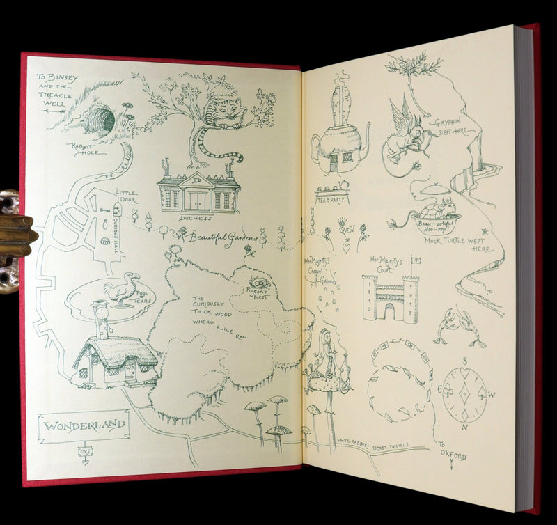 2019 Signed First Edition - Alice in Wonderland, Charles van Sandwyk Illustrator