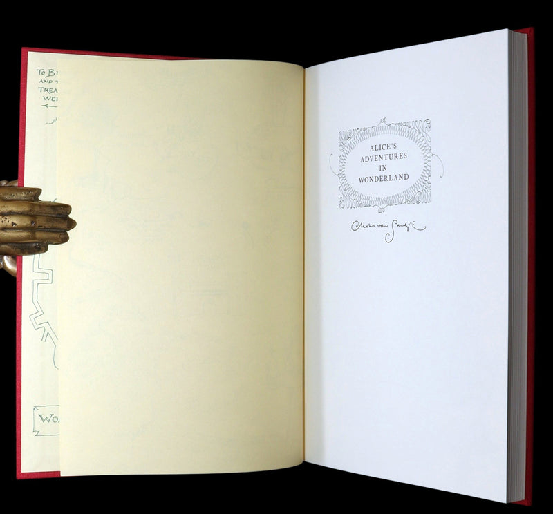 2019 Signed First Edition - Alice in Wonderland, Charles van Sandwyk Illustrator