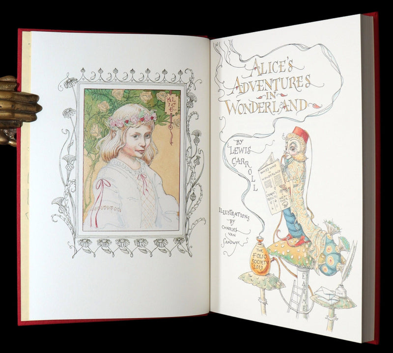 2019 Signed First Edition - Alice in Wonderland, Charles van Sandwyk Illustrator