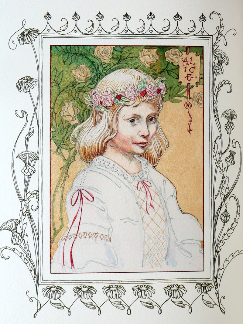 2019 Signed First Edition - Alice in Wonderland, Charles van Sandwyk Illustrator