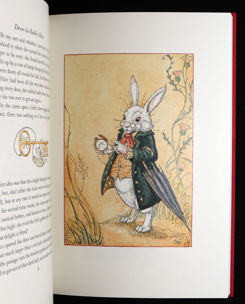 2019 Signed First Edition - Alice in Wonderland, Charles van Sandwyk Illustrator