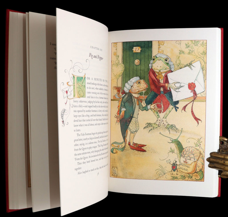 2019 Signed First Edition - Alice in Wonderland, Charles van Sandwyk Illustrator