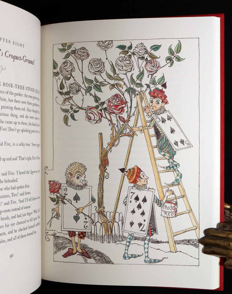 2019 Signed First Edition - Alice in Wonderland, Charles van Sandwyk Illustrator