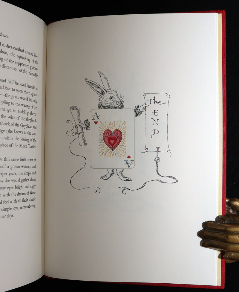 2019 Signed First Edition - Alice in Wonderland, Charles van Sandwyk Illustrator