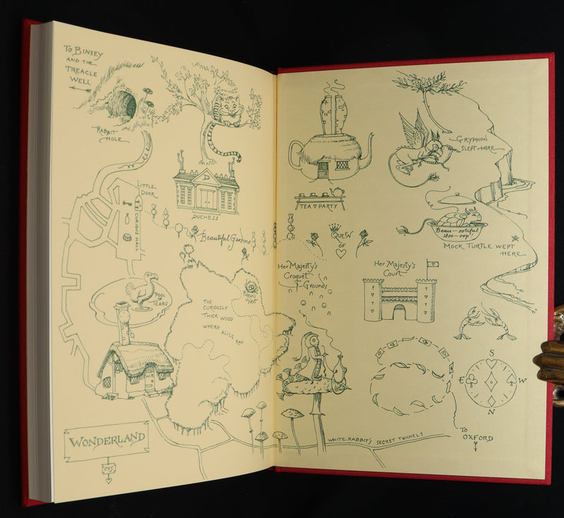 2019 Signed First Edition - Alice in Wonderland, Charles van Sandwyk Illustrator