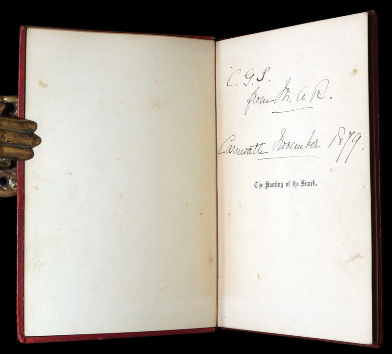 1876 Rare Victorian Book - The Hunting of the Snark by Lewis Carroll