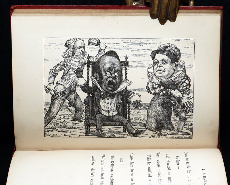 1876 Rare Victorian Book - The Hunting of the Snark by Lewis Carroll