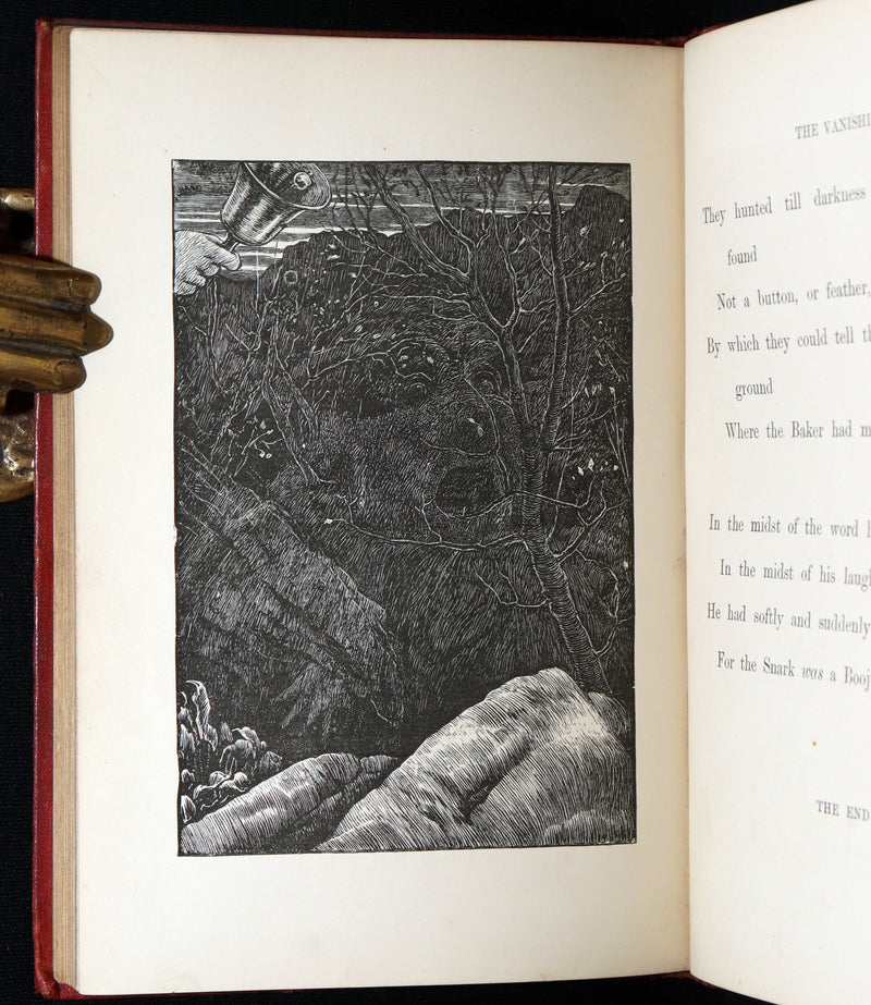 1876 Rare Victorian Book - The Hunting of the Snark by Lewis Carroll