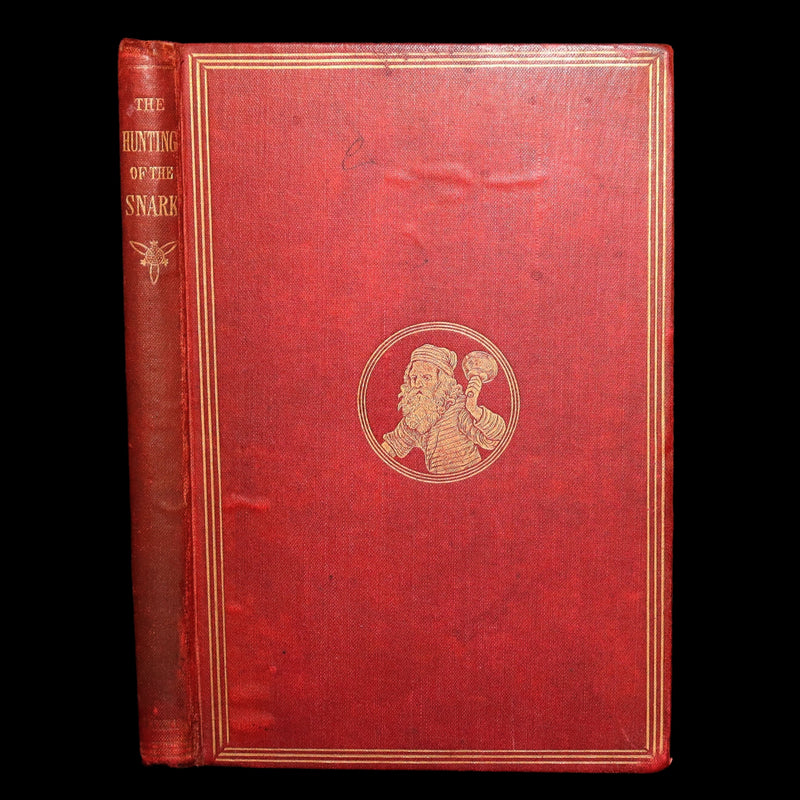 1876 Rare Victorian Book - The Hunting of the Snark by Lewis Carroll