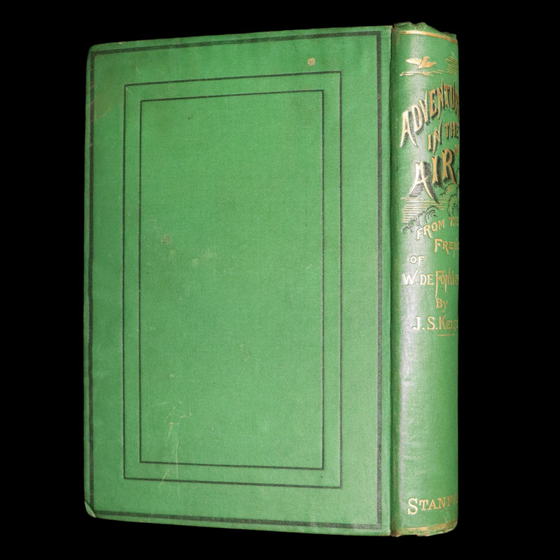 1877 First Edition - Adventures in the Air,  Great Aeronauts by de Fonvielle