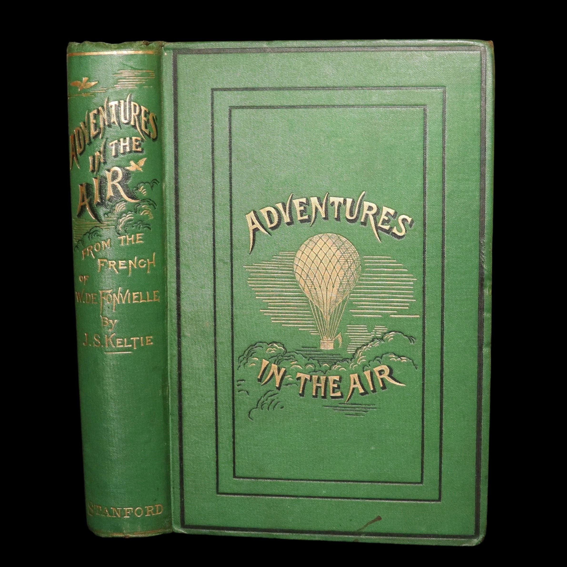 Alfred de MONTEL(洋書) 1877 First Edition - Adventures in the Air, Great Aeronauts by de