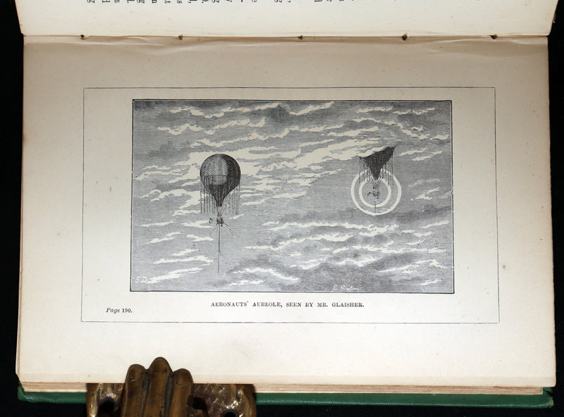 1877 First Edition - Adventures in the Air,  Great Aeronauts by de Fonvielle