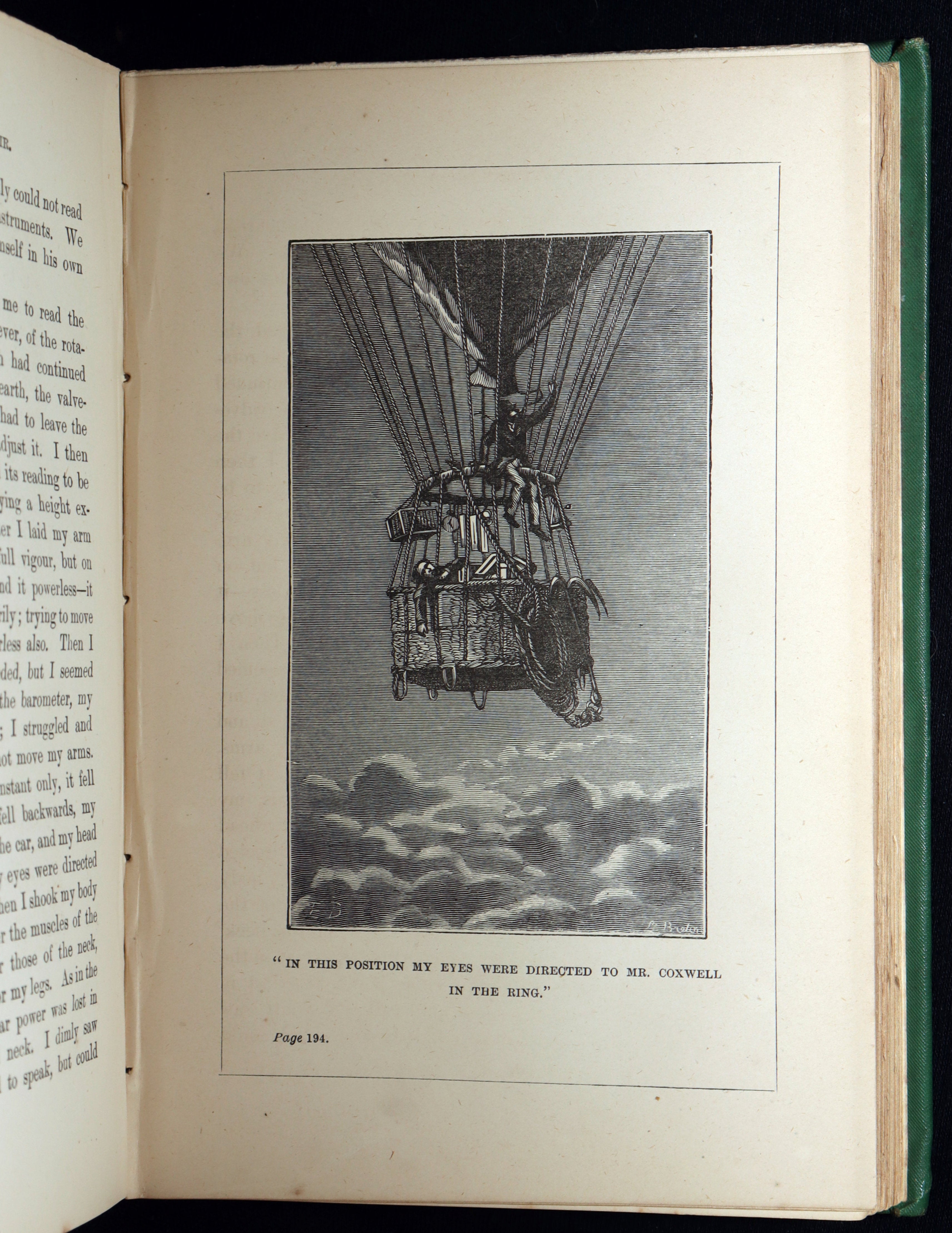 1877 First Edition - Adventures in the Air, Great Aeronauts by de