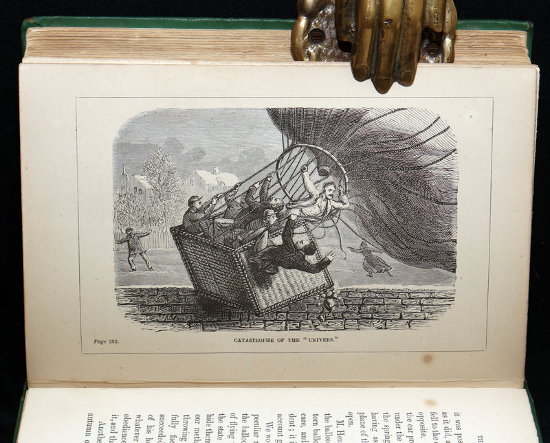 1877 First Edition - Adventures in the Air,  Great Aeronauts by de Fonvielle