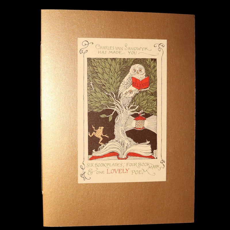 2014 Rare Book - Long Ago in Bangalore, One Lovely Poem by Charles van Sandwyk