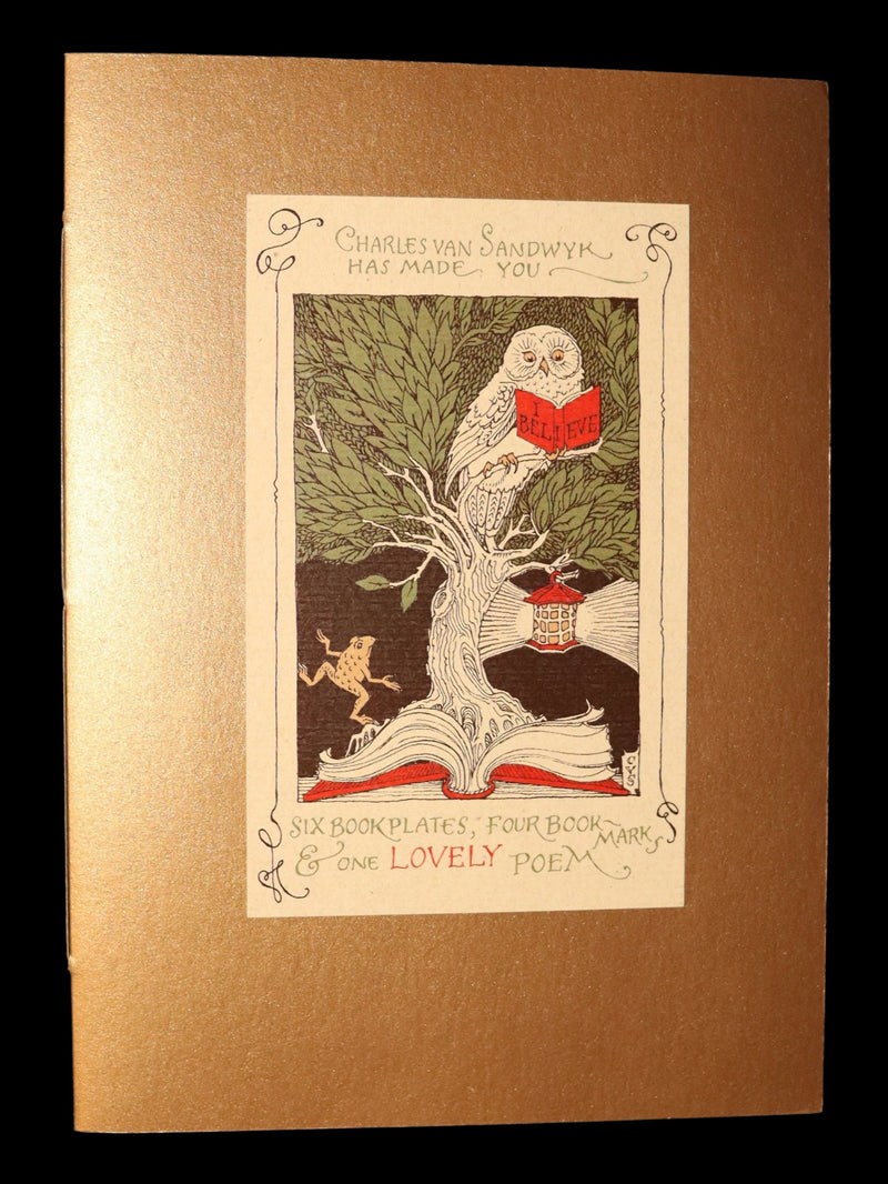 2014 Rare Book - Long Ago in Bangalore, One Lovely Poem by Charles van Sandwyk