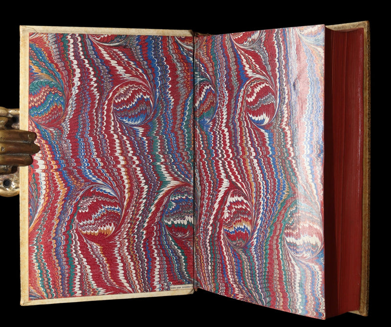 1881 Italian Vellum Book - La Divina Commedia di Dante Alighieri, Divine Comedy