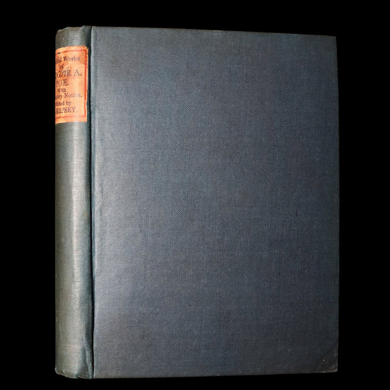 1886 Rare Book - Poems, The Fall of the House of Usher by of Edgar Allan Poe
