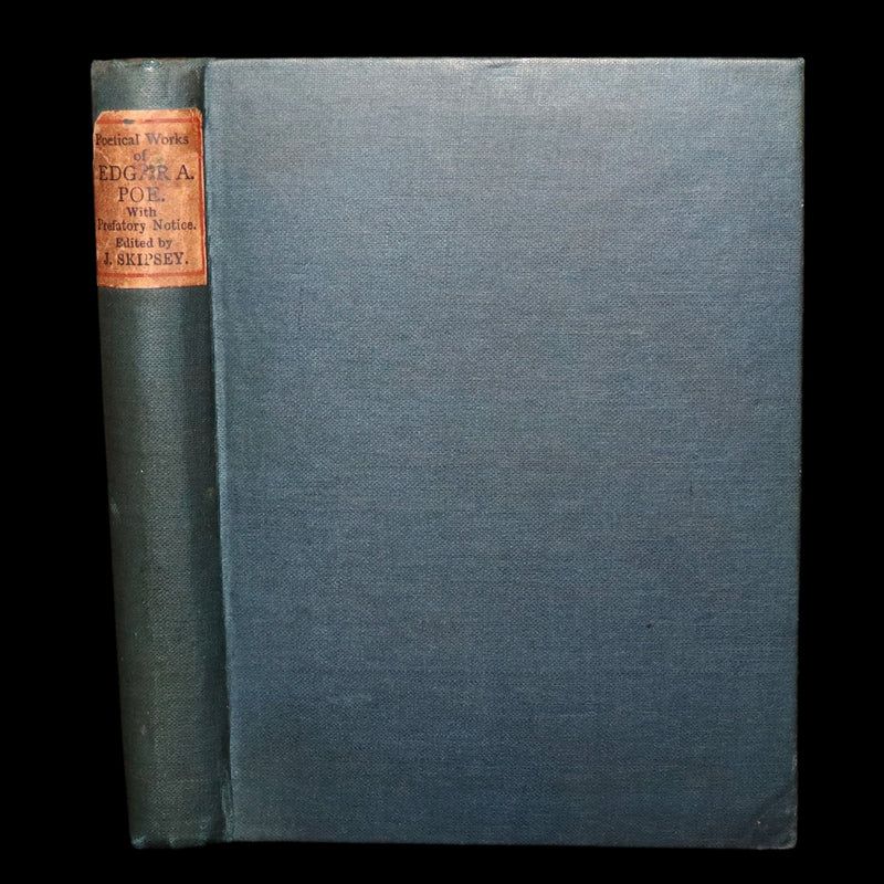 1886 Rare Book - Poems, The Fall of the House of Usher by of Edgar Allan Poe