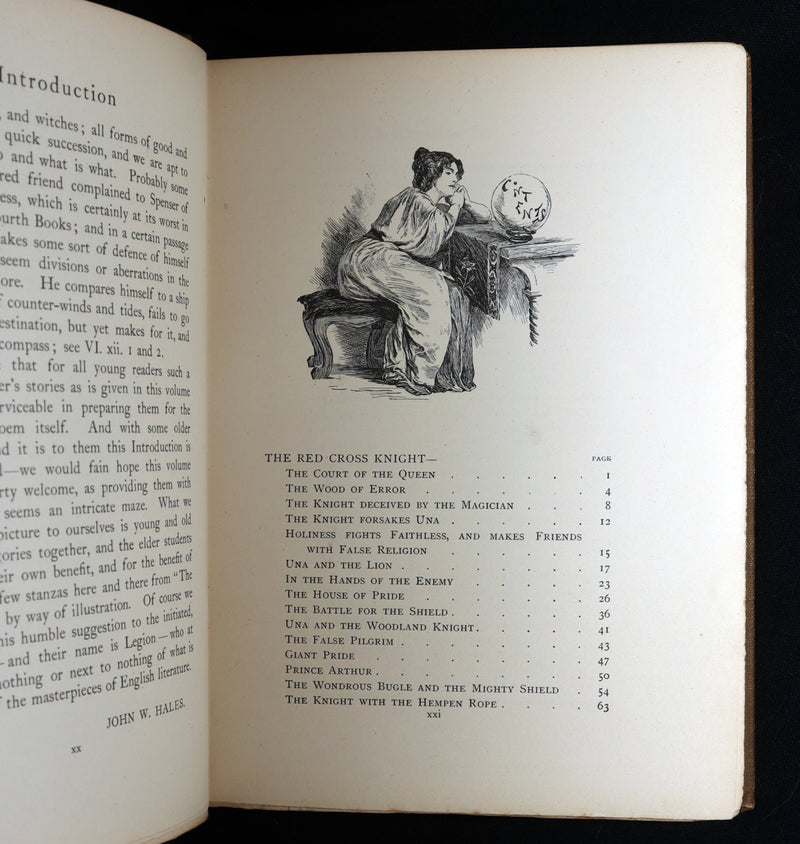 1900 Rare Book - Stories from the Faerie Queene Illustrated by A. G. Walker