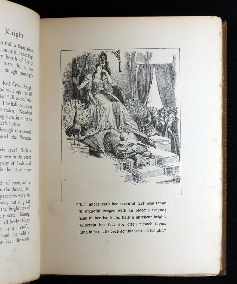 1900 Rare Book - Stories from the Faerie Queene Illustrated by A. G. Walker