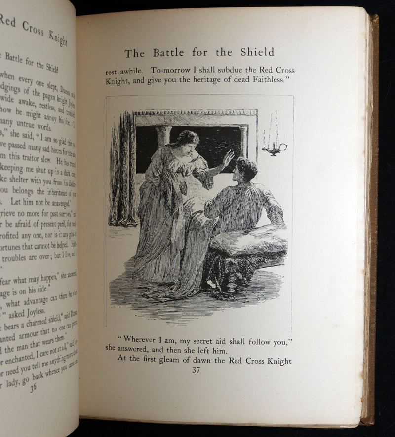 1900 Rare Book - Stories from the Faerie Queene Illustrated by A. G. Walker