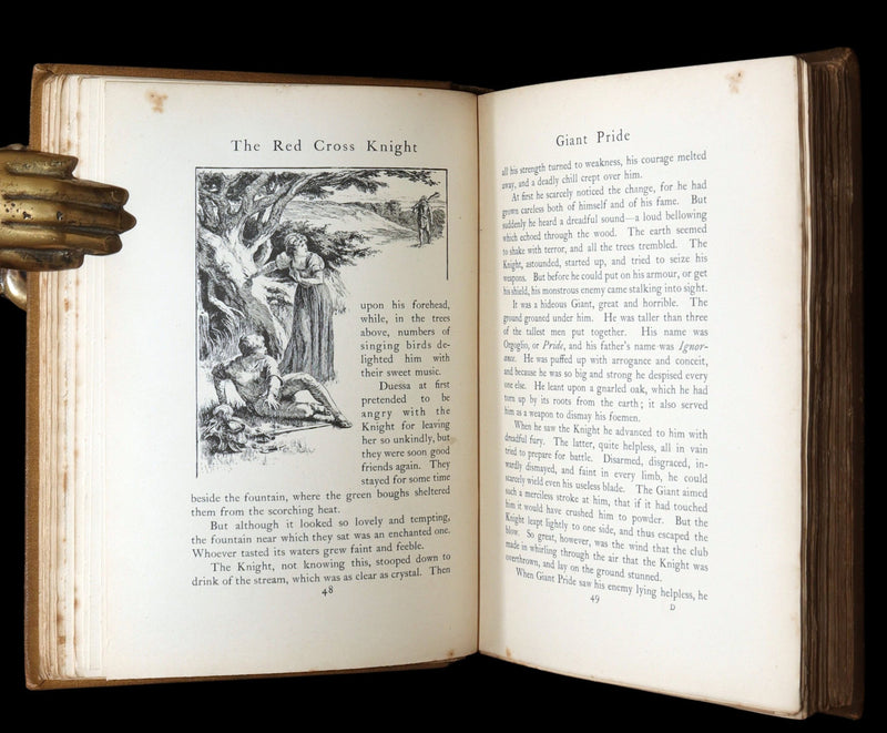 1900 Rare Book - Stories from the Faerie Queene Illustrated by A. G. Walker