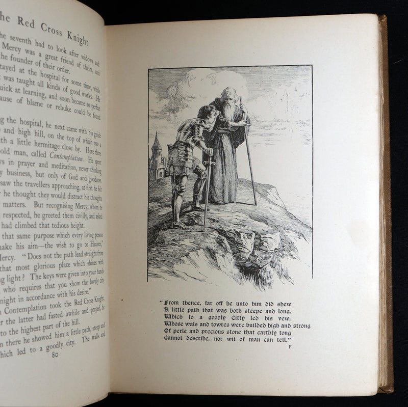 1900 Rare Book - Stories from the Faerie Queene Illustrated by A. G. Walker
