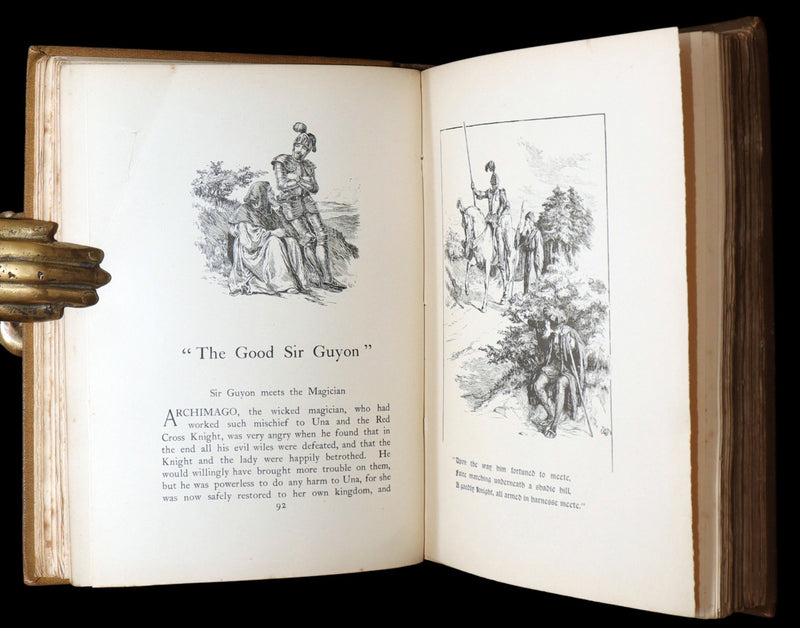 1900 Rare Book - Stories from the Faerie Queene Illustrated by A. G. Walker